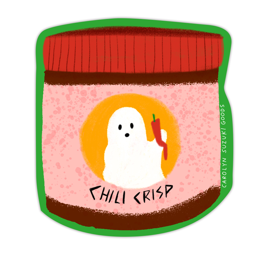 Chili Crisp - Die Cut Sticker