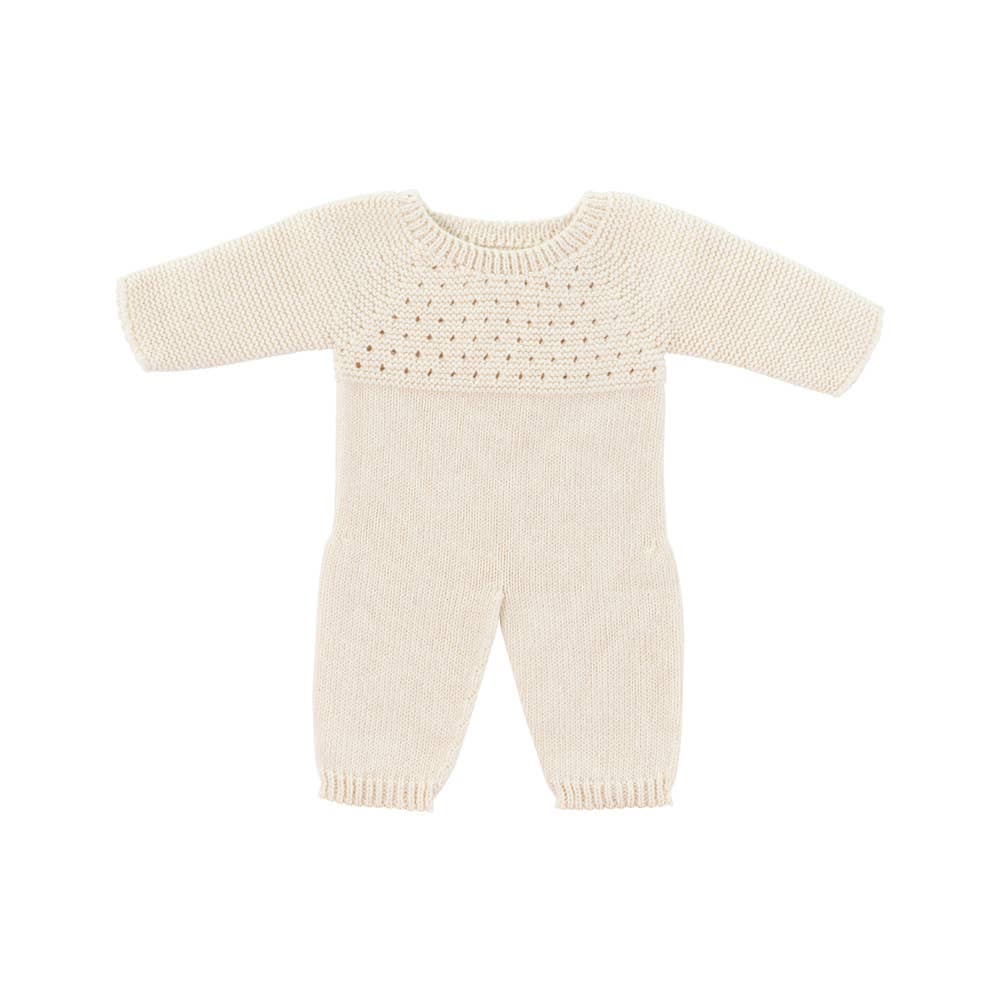Knitted Pajamas for Dolls 15 3/4'' inch - White