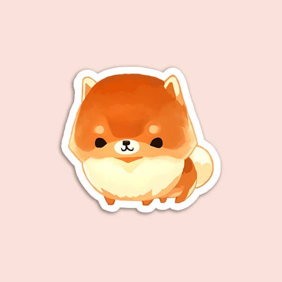 Vinyl Sticker Pomeranian