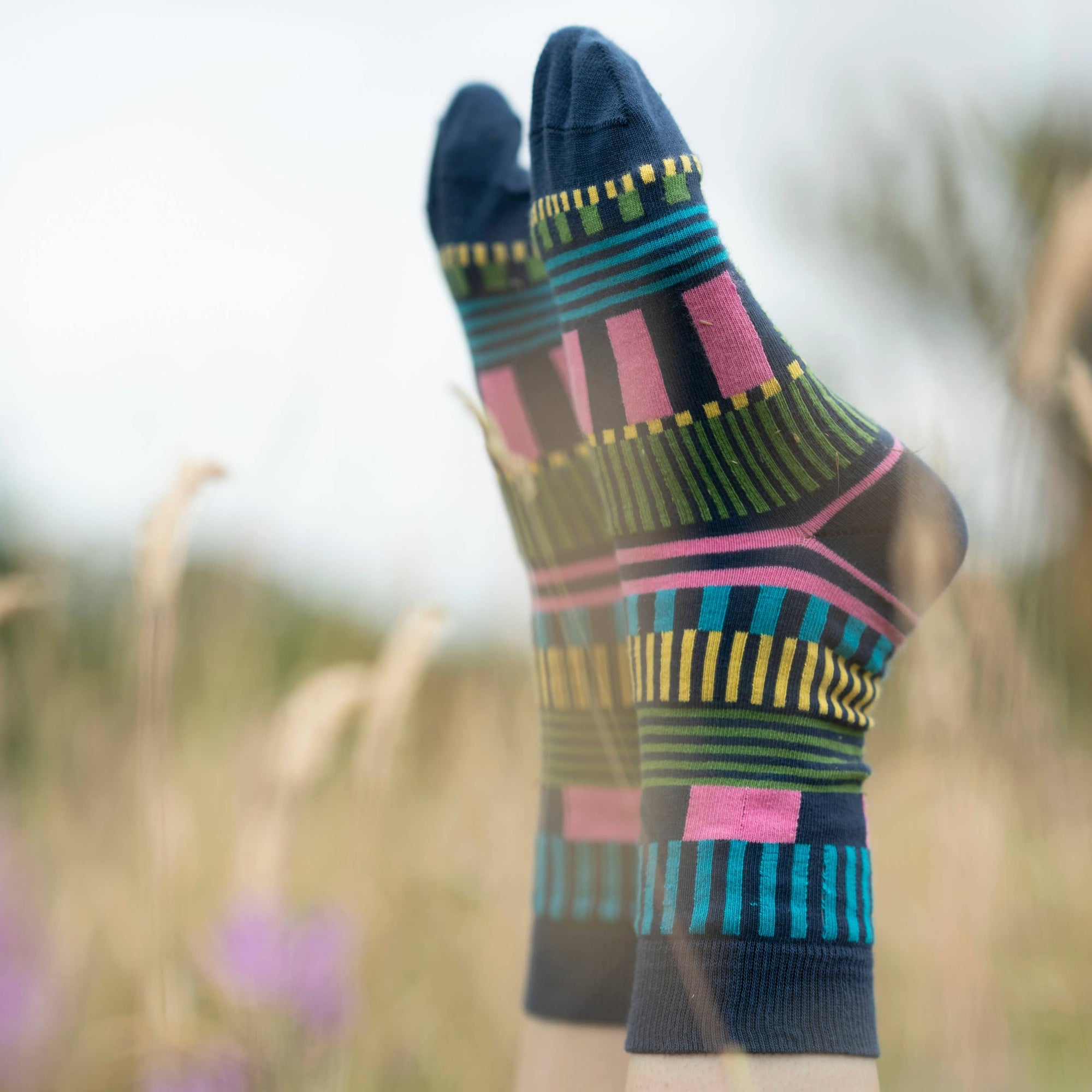 Multi Stripe Socks -Donna Wilson