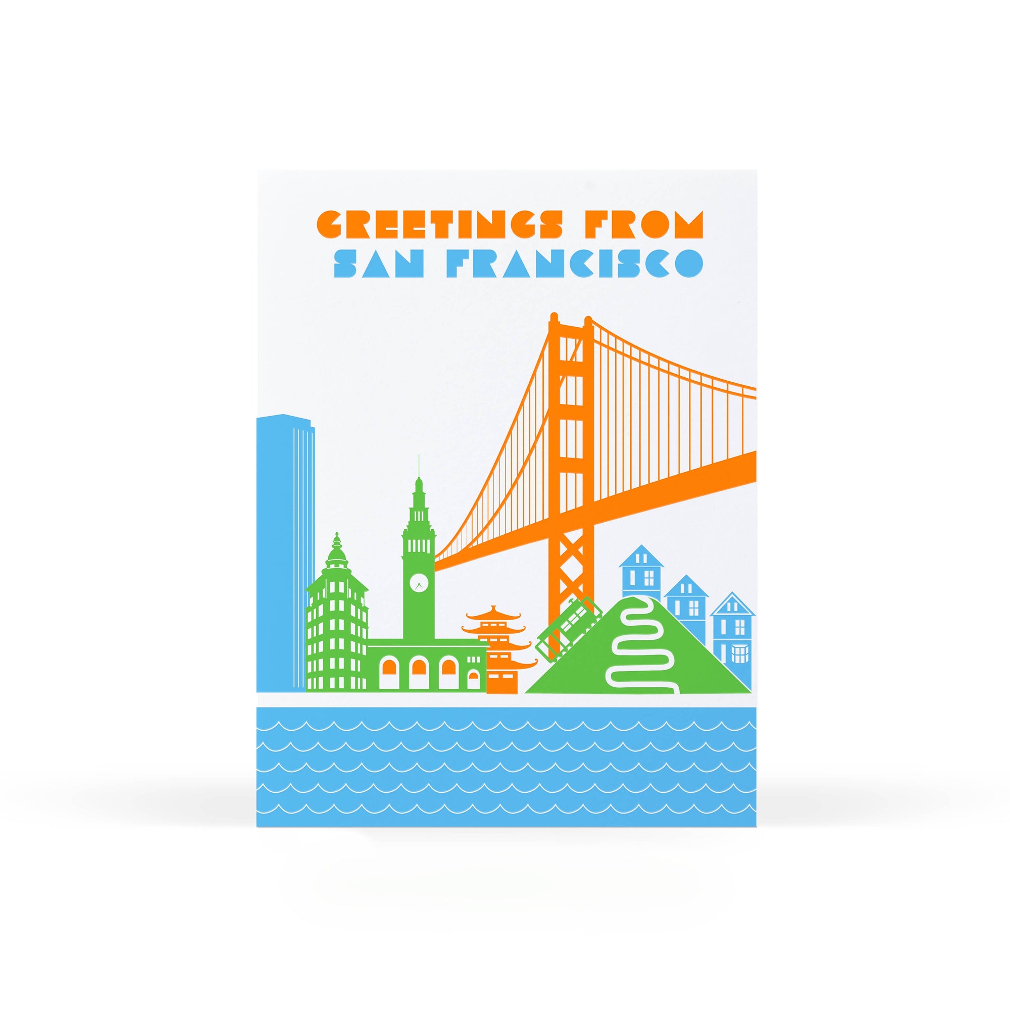 San Francisco City Greeting Card