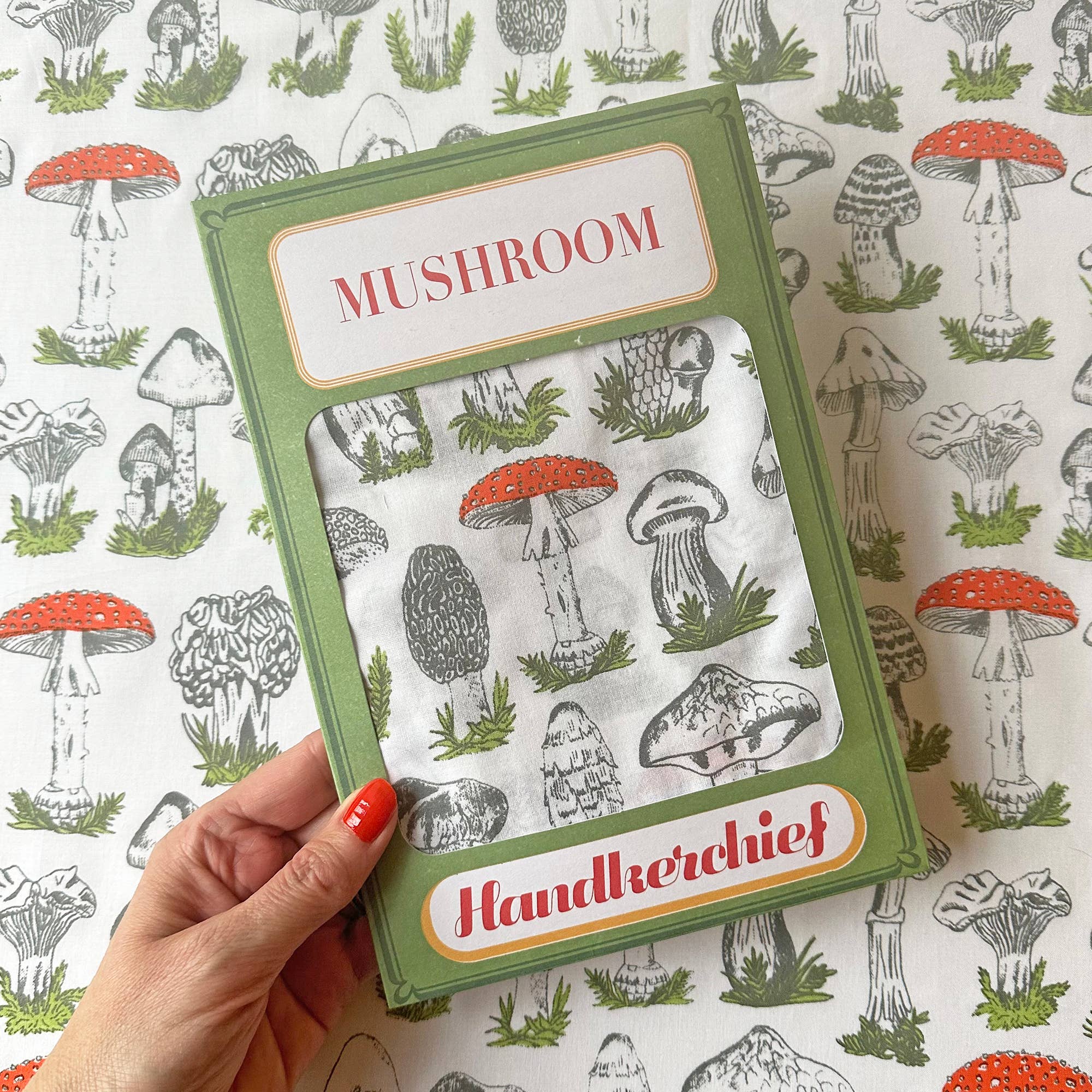 Mushrooms Handkerchief Pocket Square Bandana