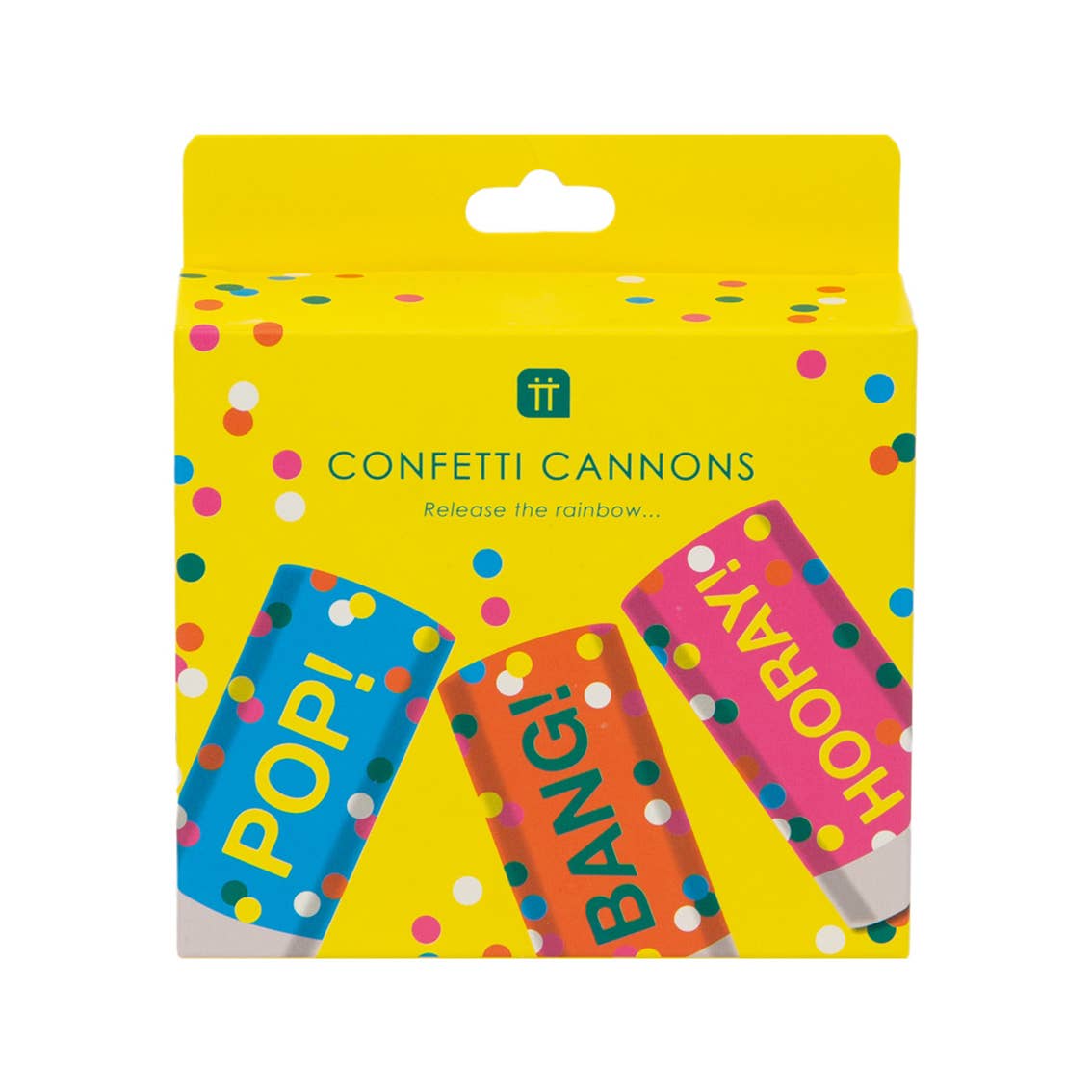 Rainbow Confetti Cannons (3 Pack)