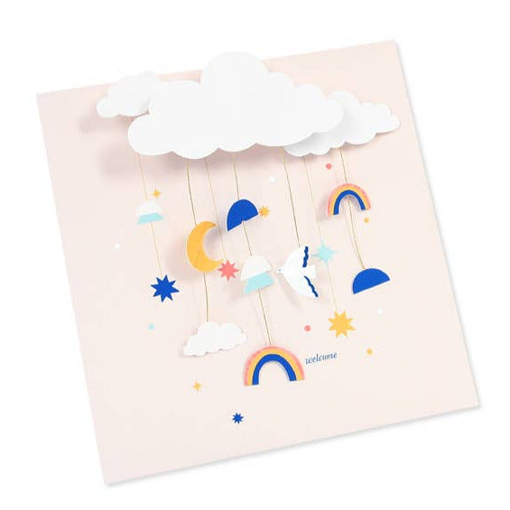 Baby Mobile Pop-Up Card