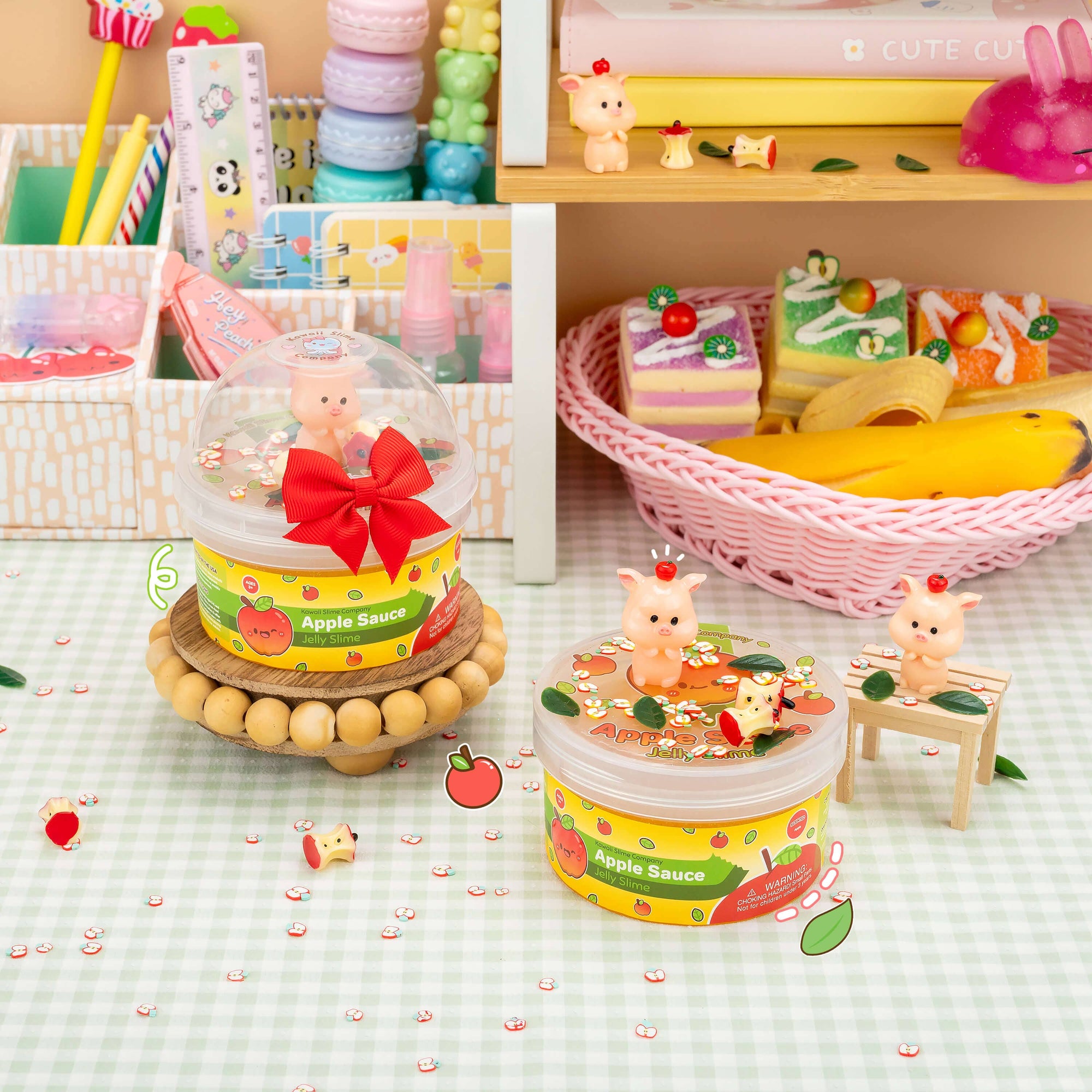 Apple Sauce Jelly Slime