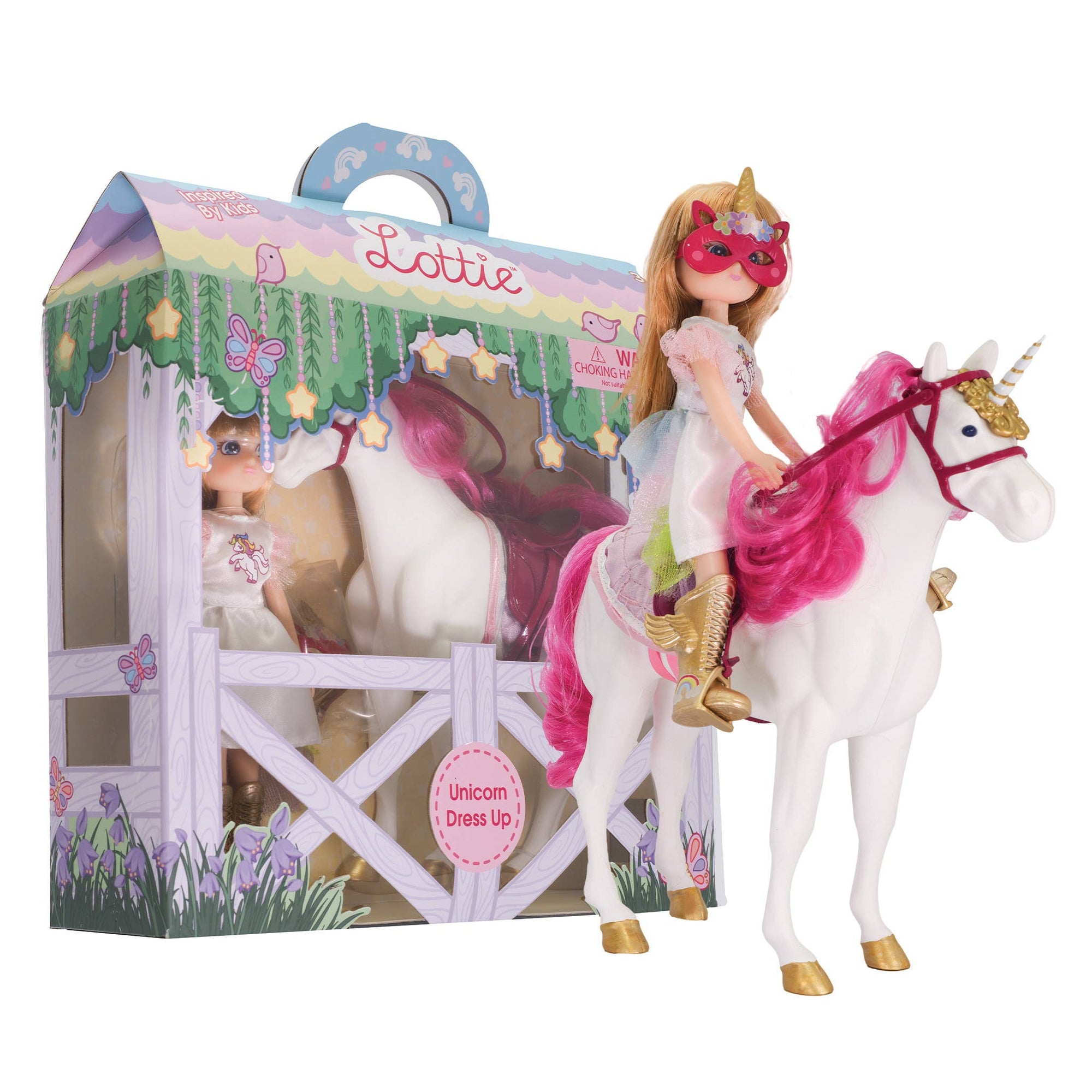 Unicorn Dress Up Doll Set