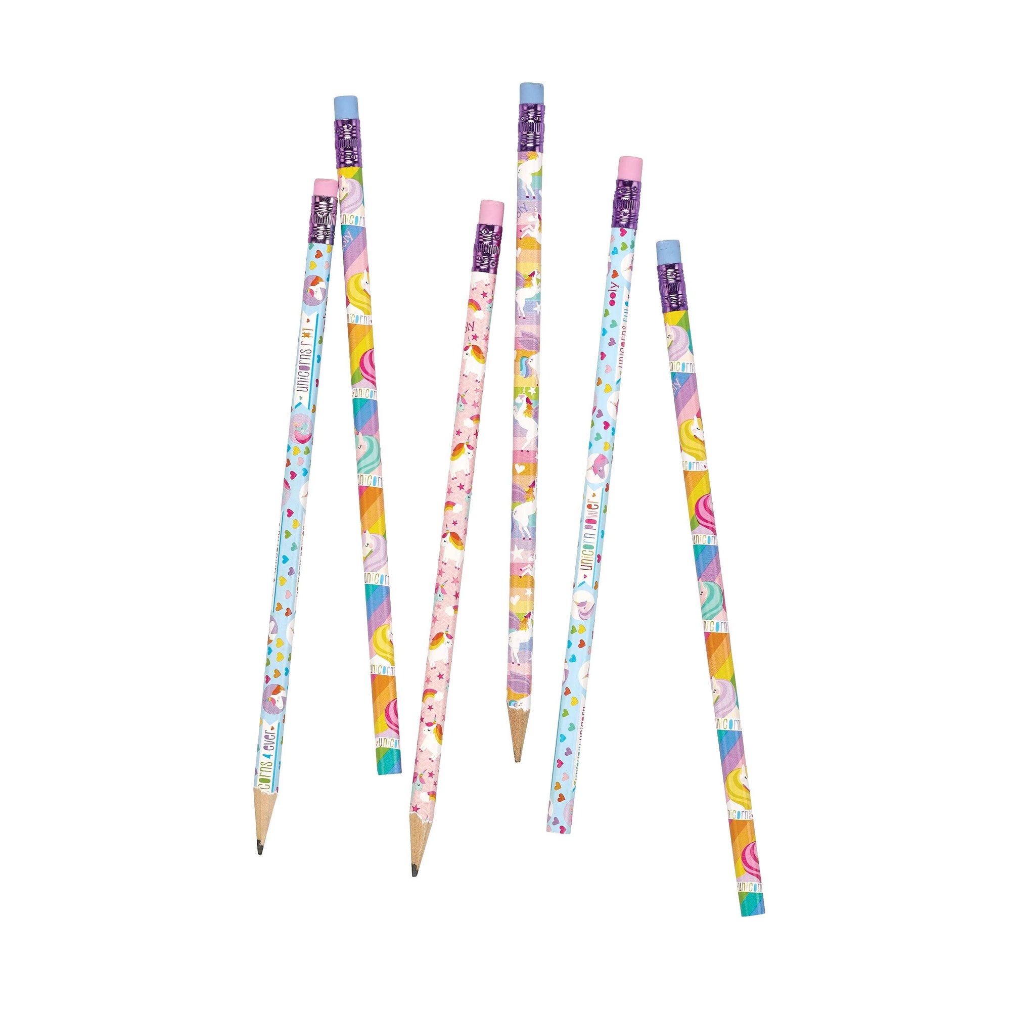 Unique Unicorns Graphite Pencils - set of 12