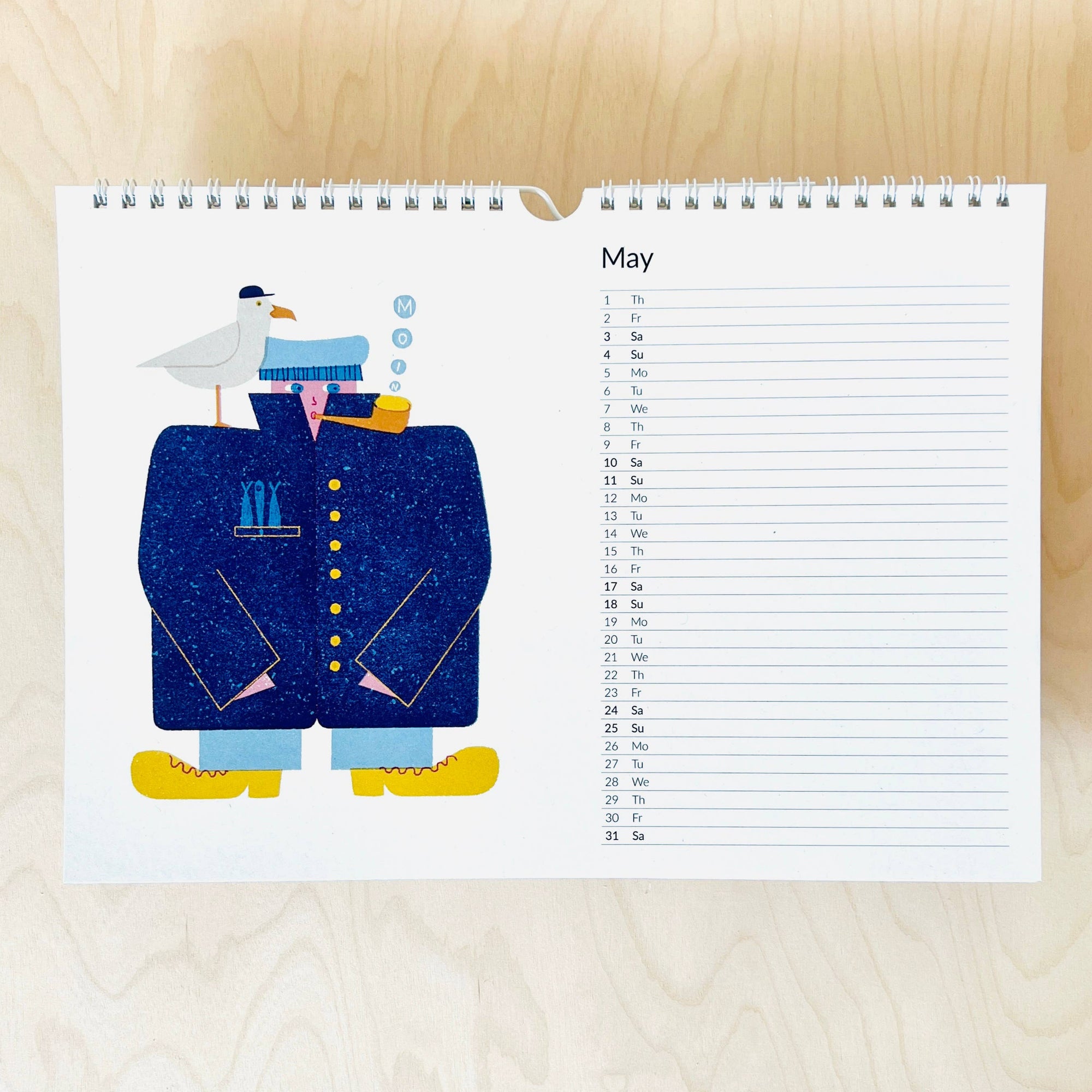 2025 Hamburg Calendar -Barbara Dziadosz