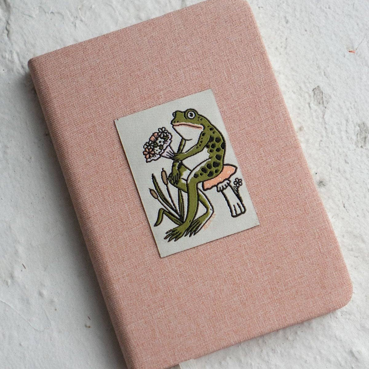 Froggy Bouquet - Woven Sticky Patch