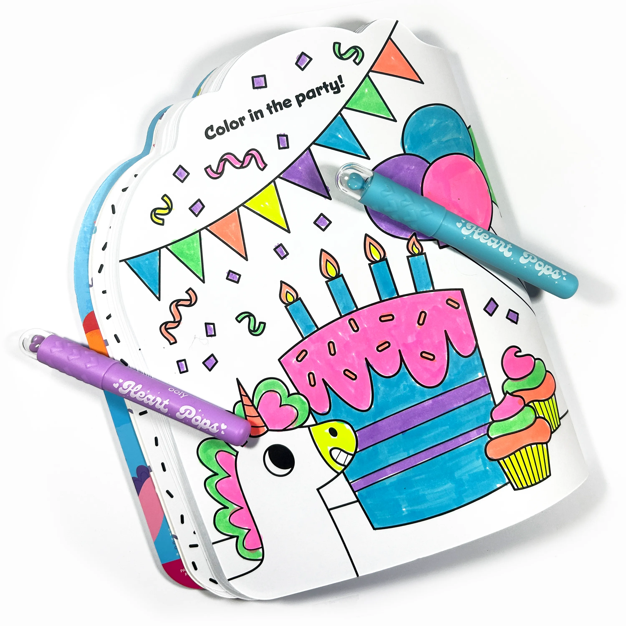 Heart Pops: Neon Highlighters (Set of 6)
