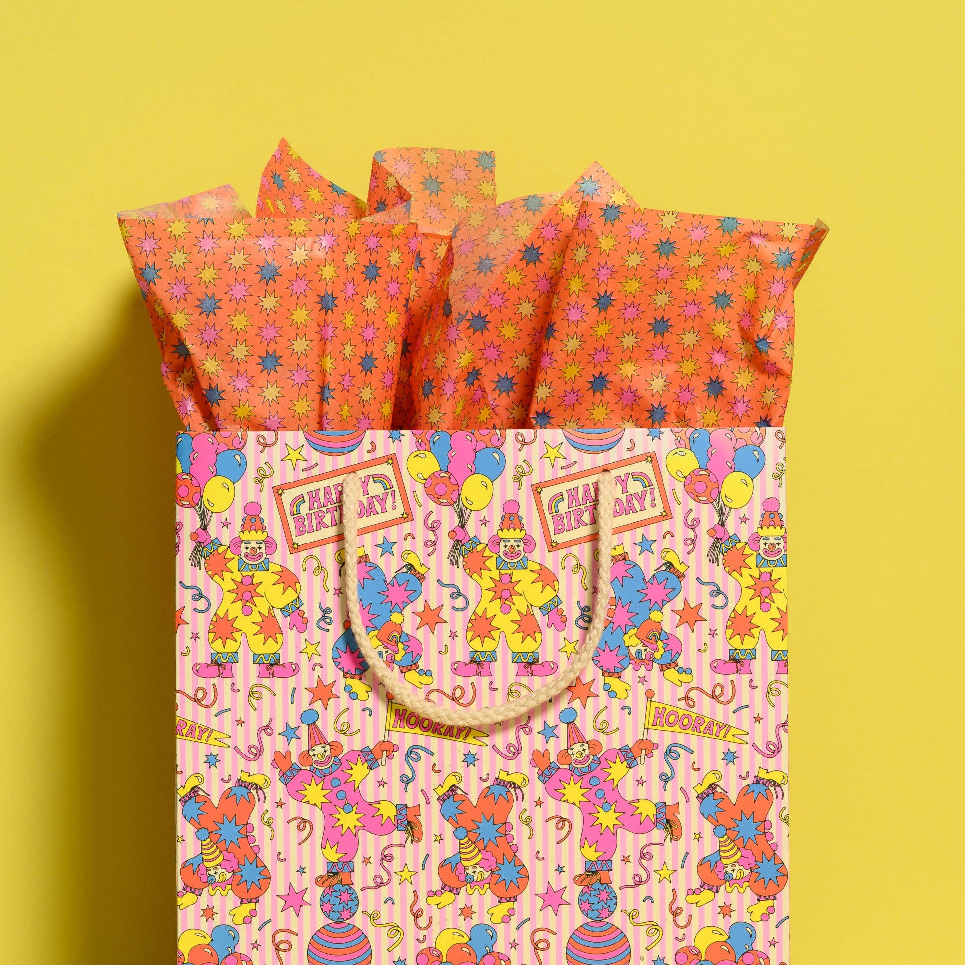 Starburst tissue paper