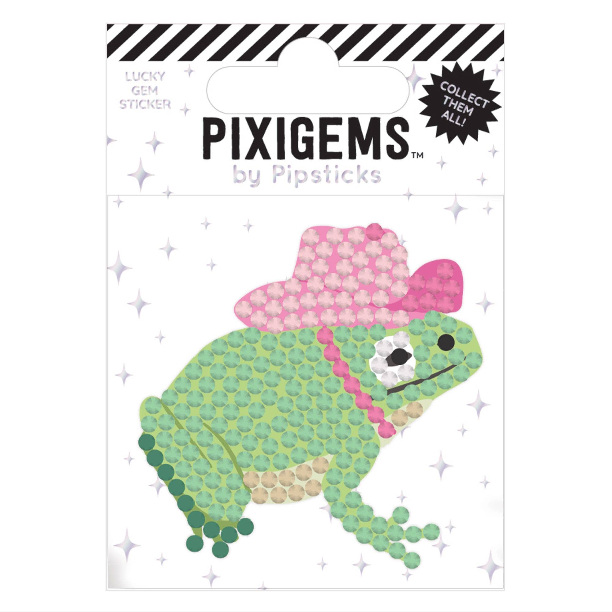 Packaged Pixigems by Pipsticks with a turtle design on a white background