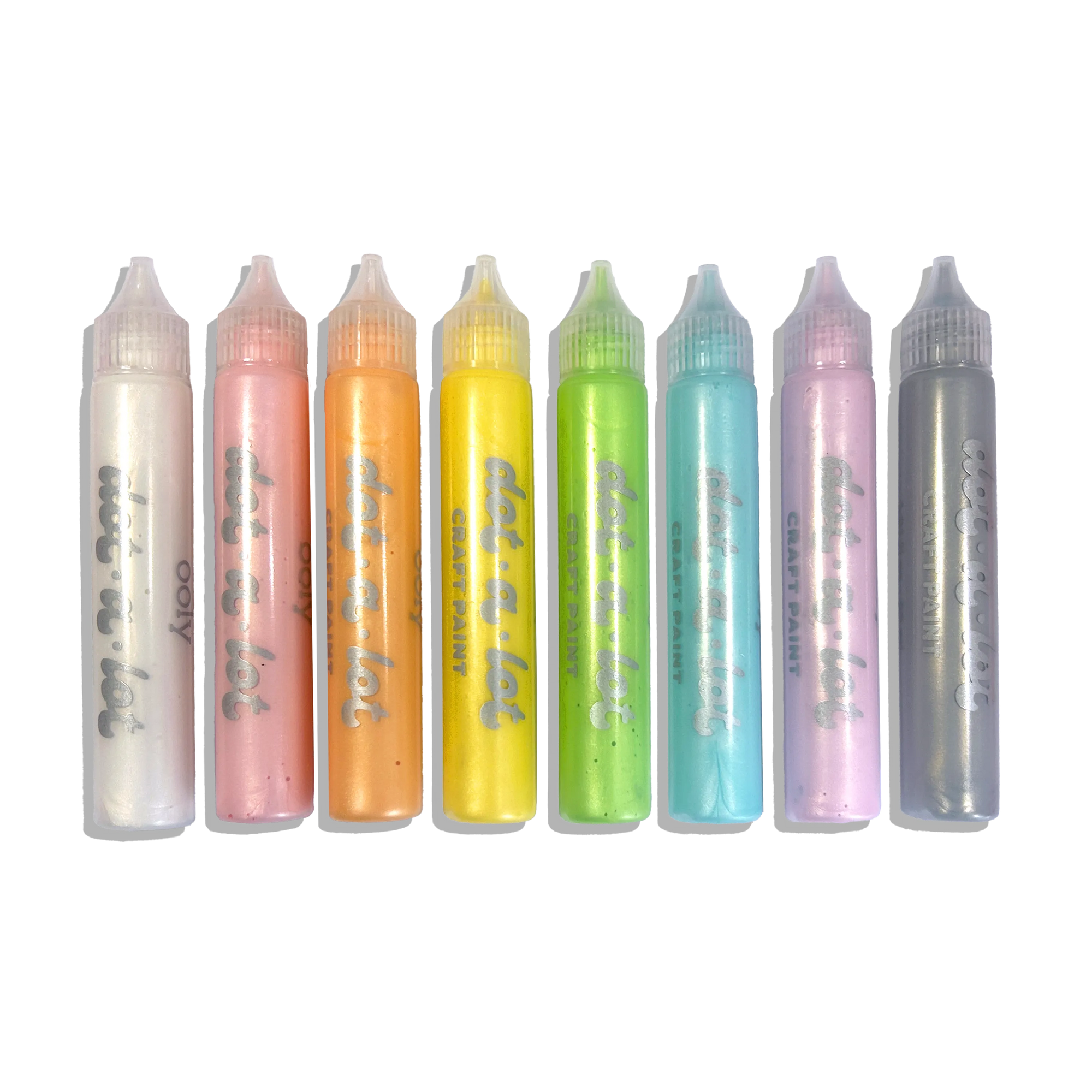 Dot-A-Lot: Dimensional Craft Paint - Pearlescent (Set of 8)