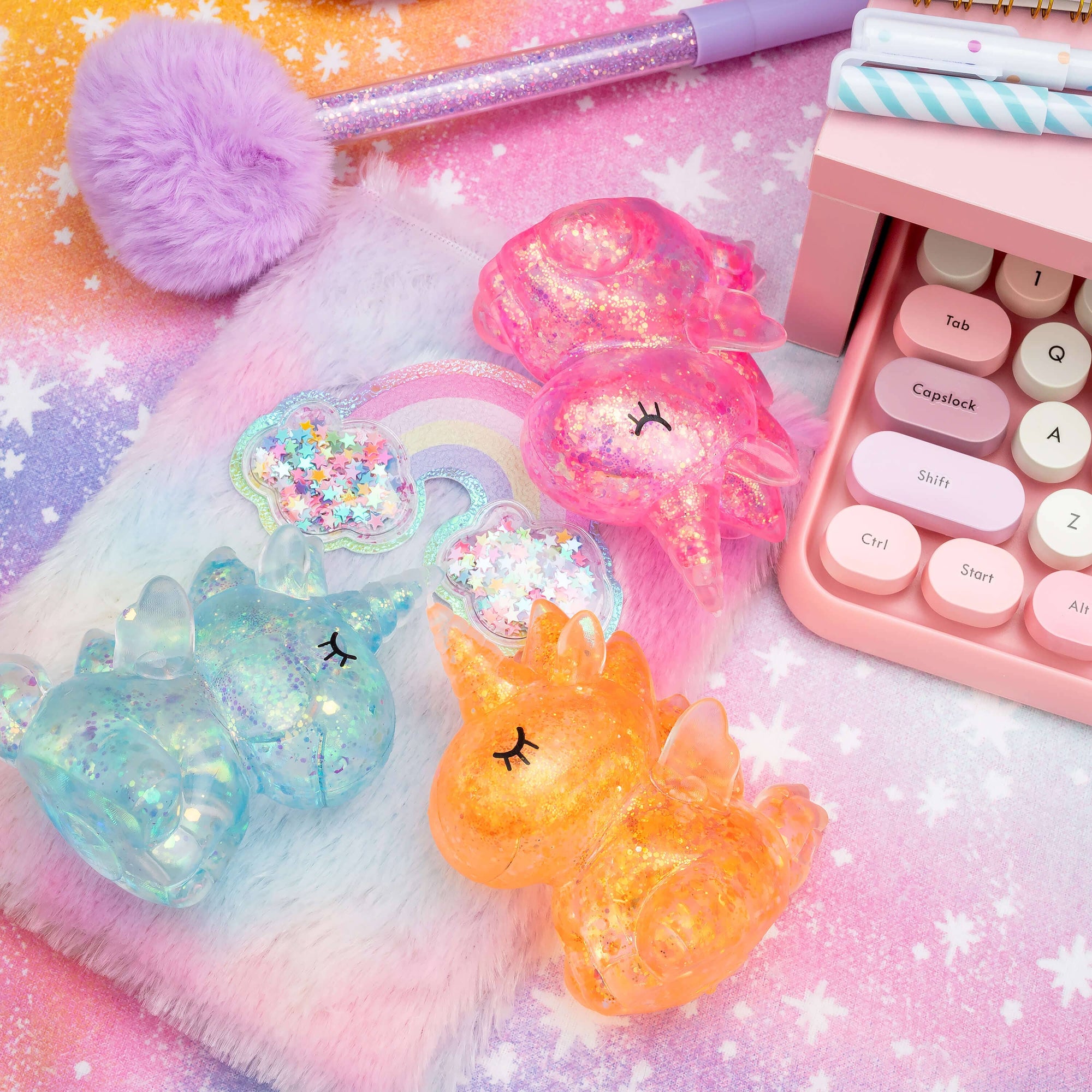 Gummy Unicorn Friends Squishy Toy