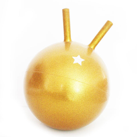 Glittery Gold Jumping Ball (2-6yrs)