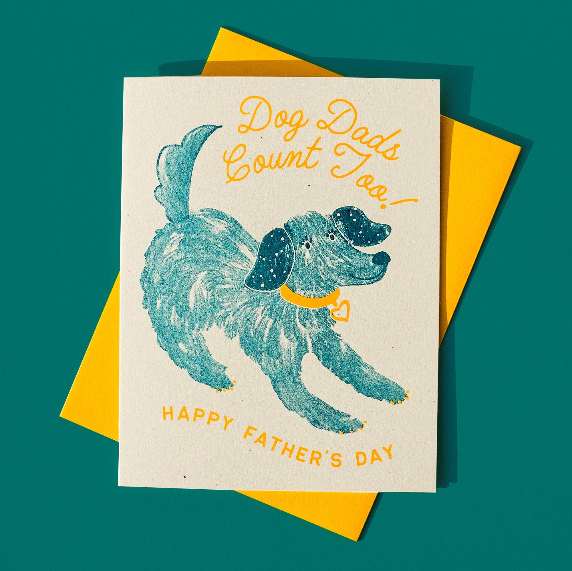 Dog Dads Count Too - Risograph