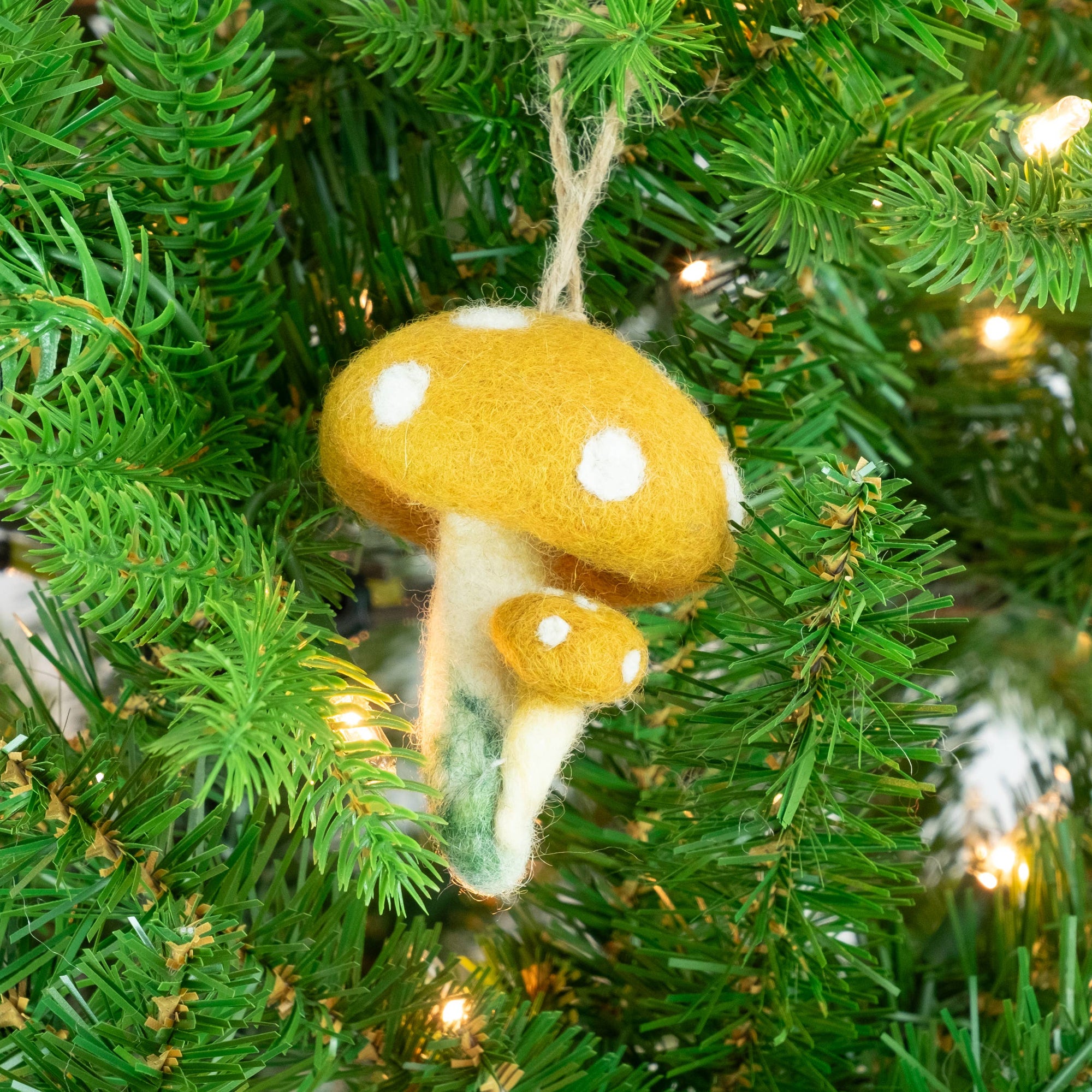 Felt Mushroom Ornaments