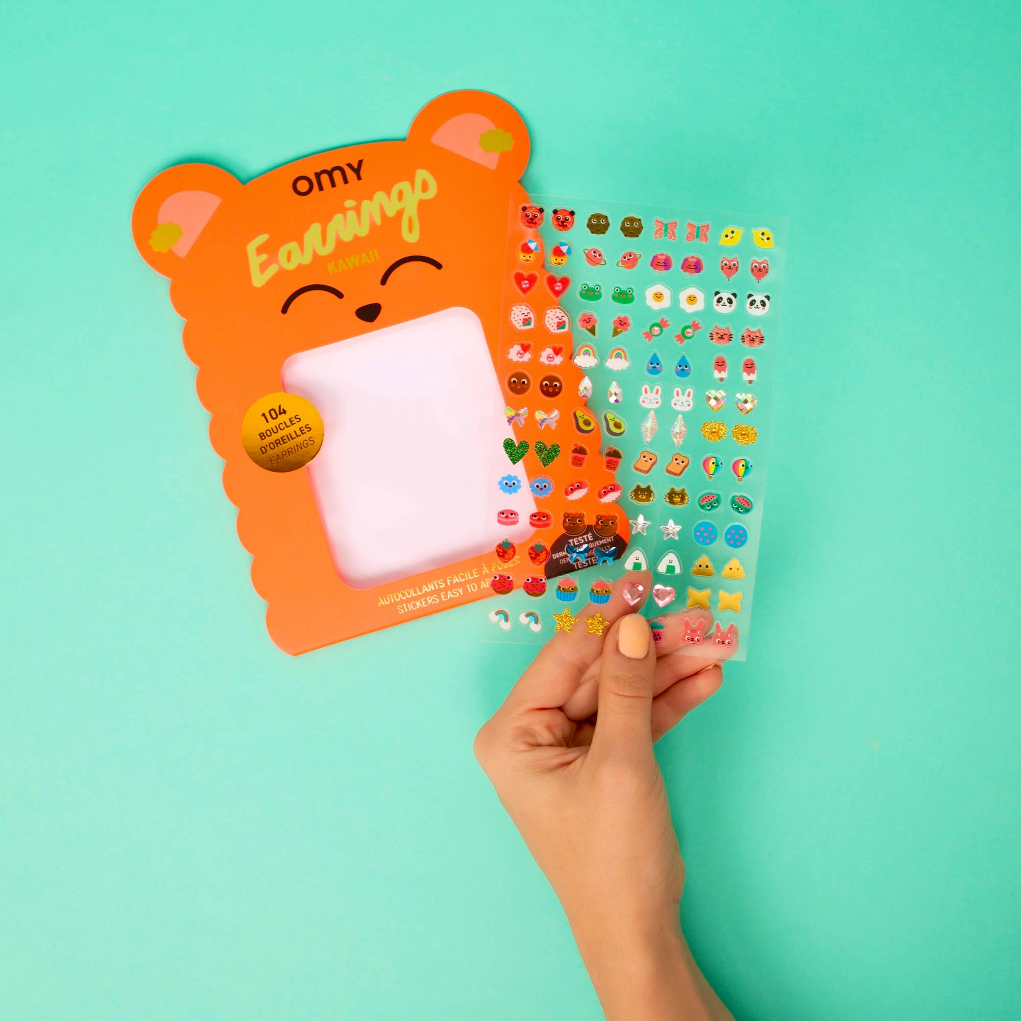 Stick-on Earrings -Kawaii