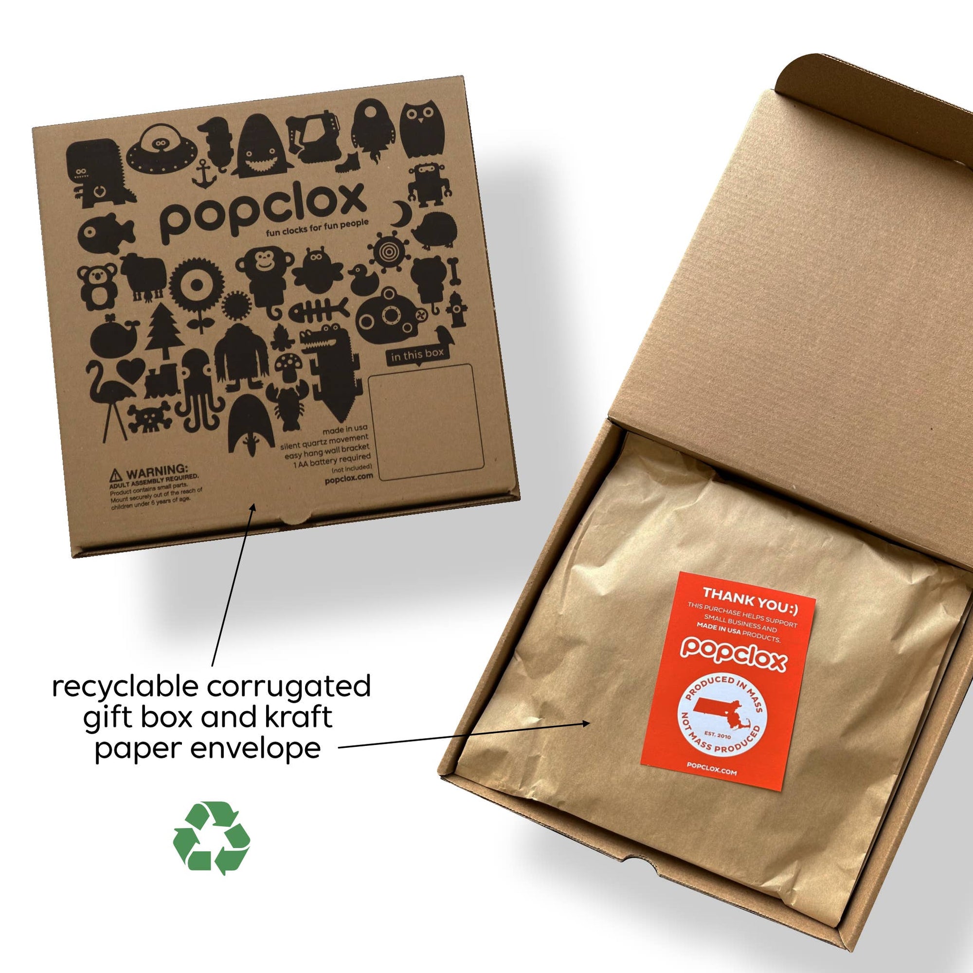 Cleo Chicken Pendulum Clock - Wood