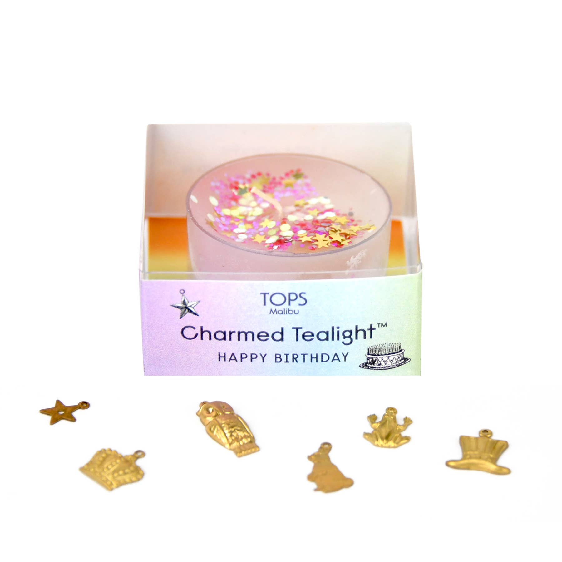 Tealight Candle - Charmed - Happy Birthday