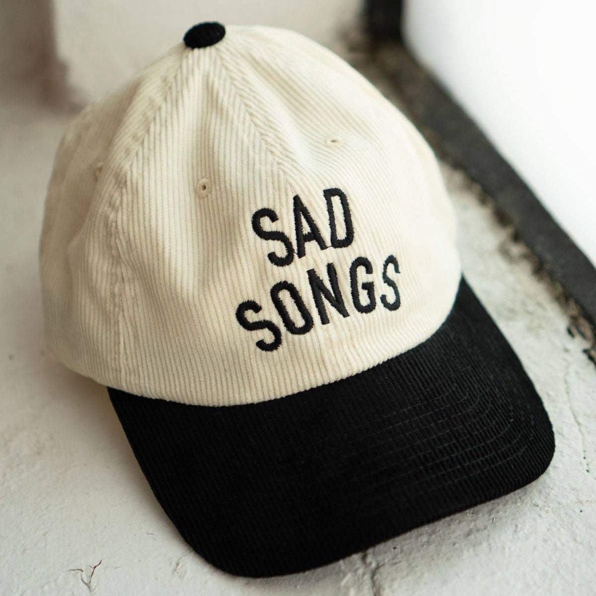 Sad Songs Two-Tone Corduroy Dad Hat
