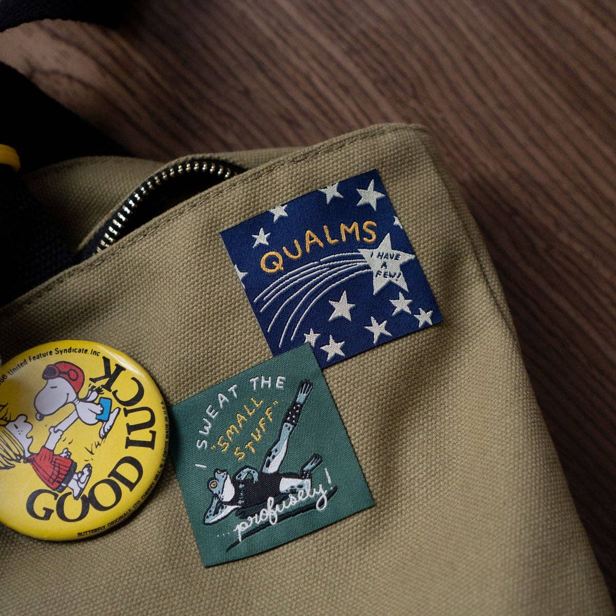 Sweat The Small Stuff - Woven Sticky Patch