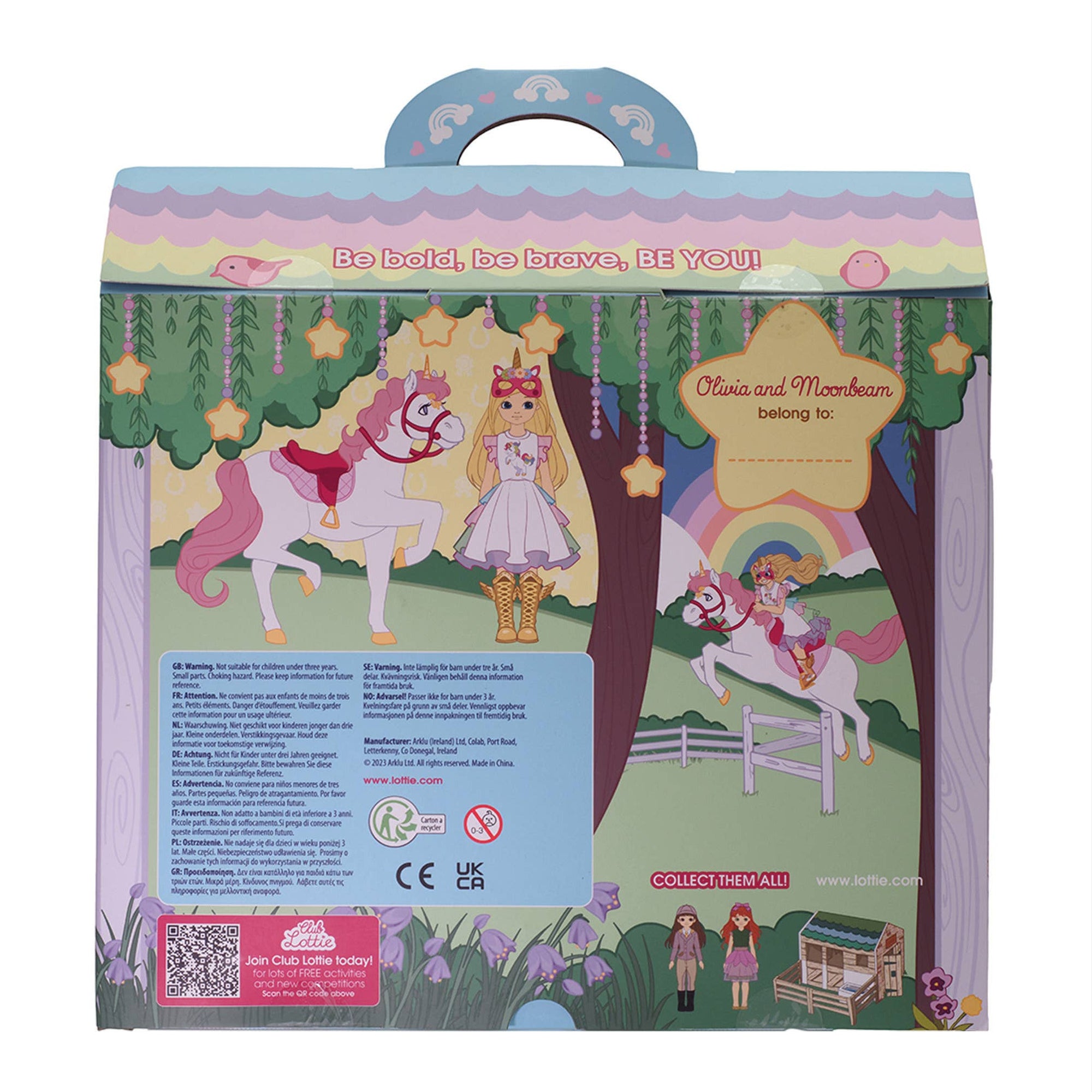 Unicorn Dress Up Doll Set