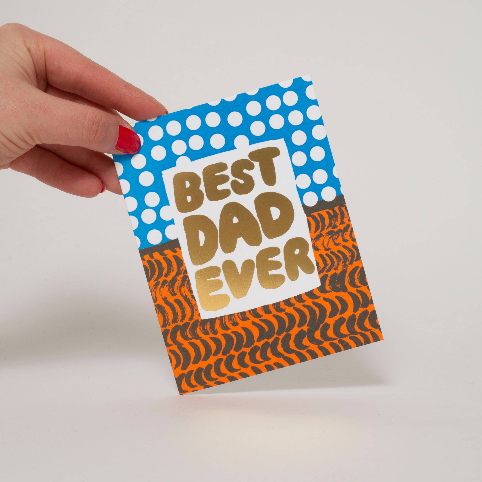 Best Dad Ever Letterpress Card