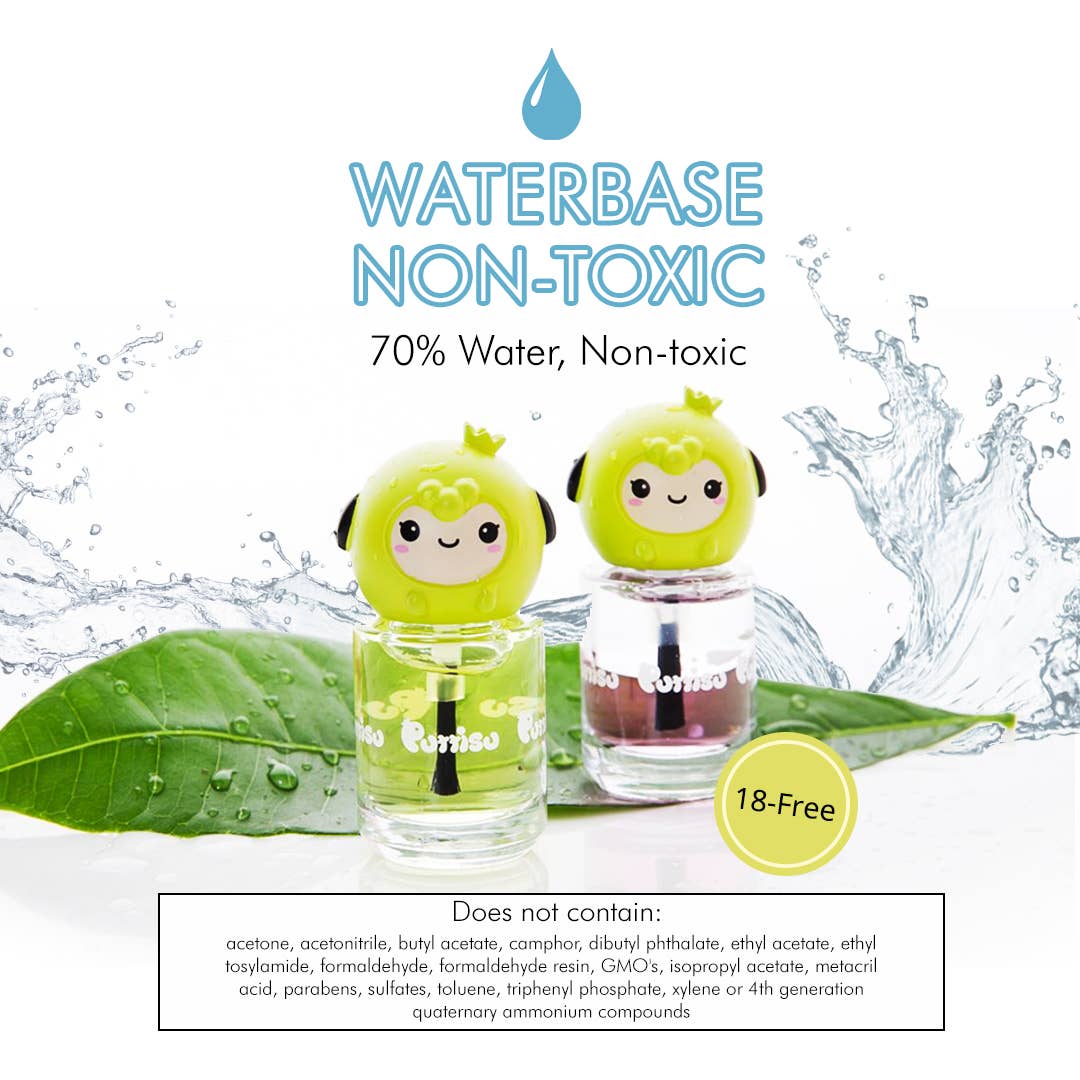 Safe Peel-Off Kids Nail Polish - GLITTER lemonade