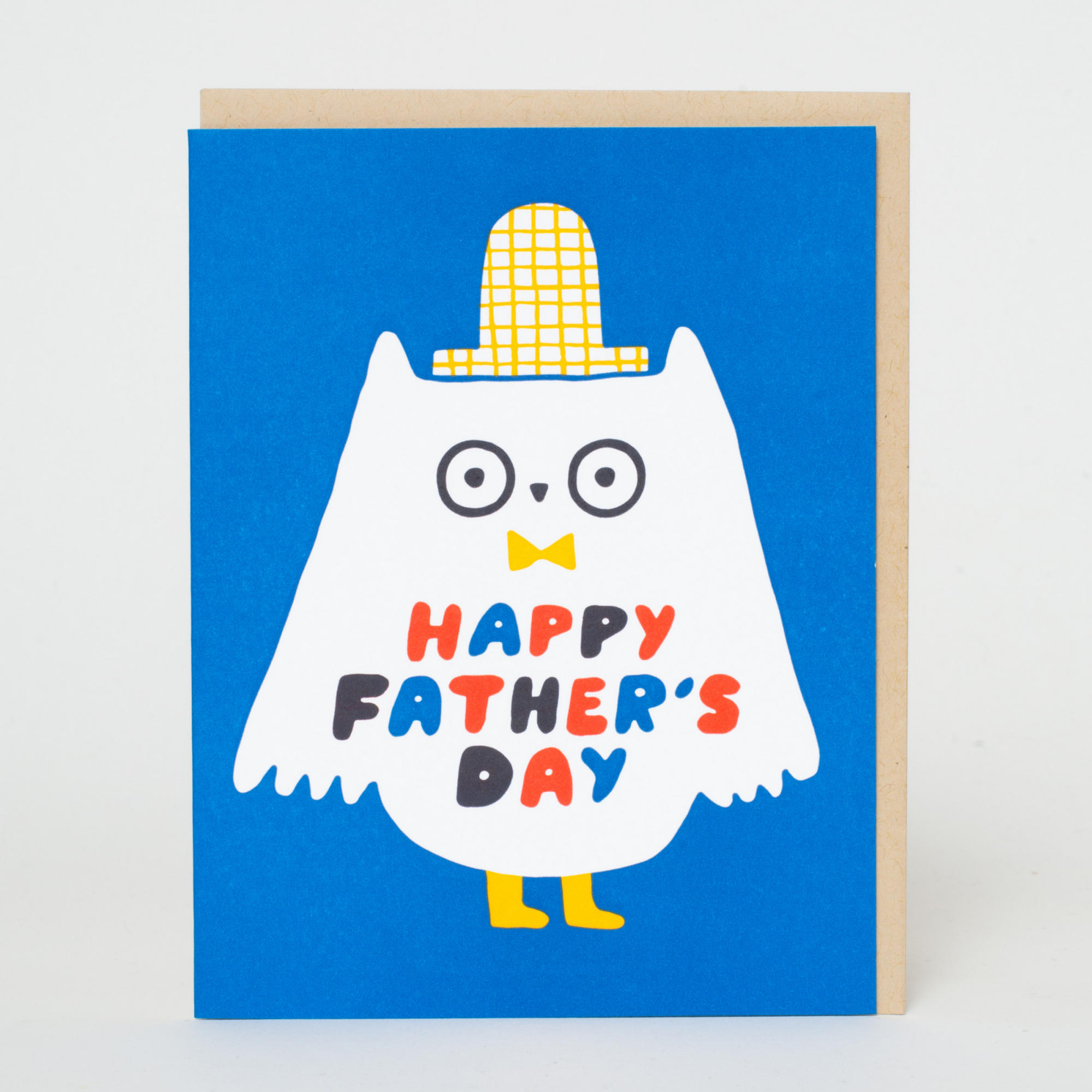 Father's Day Owl Letterpress Card - Suzy Ultman