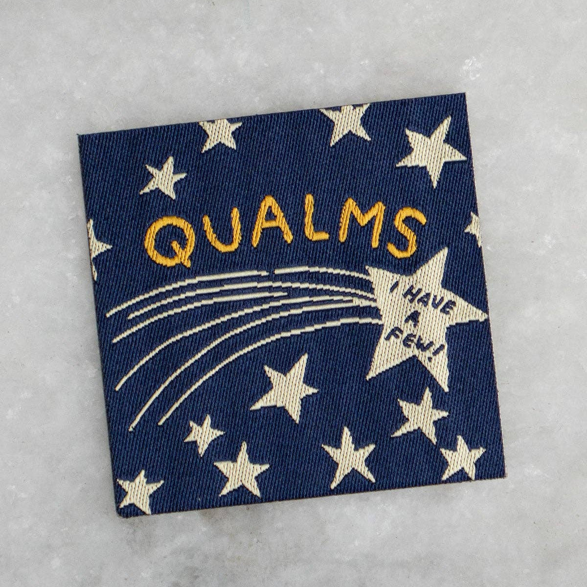Qualms - Woven Sticky Patch