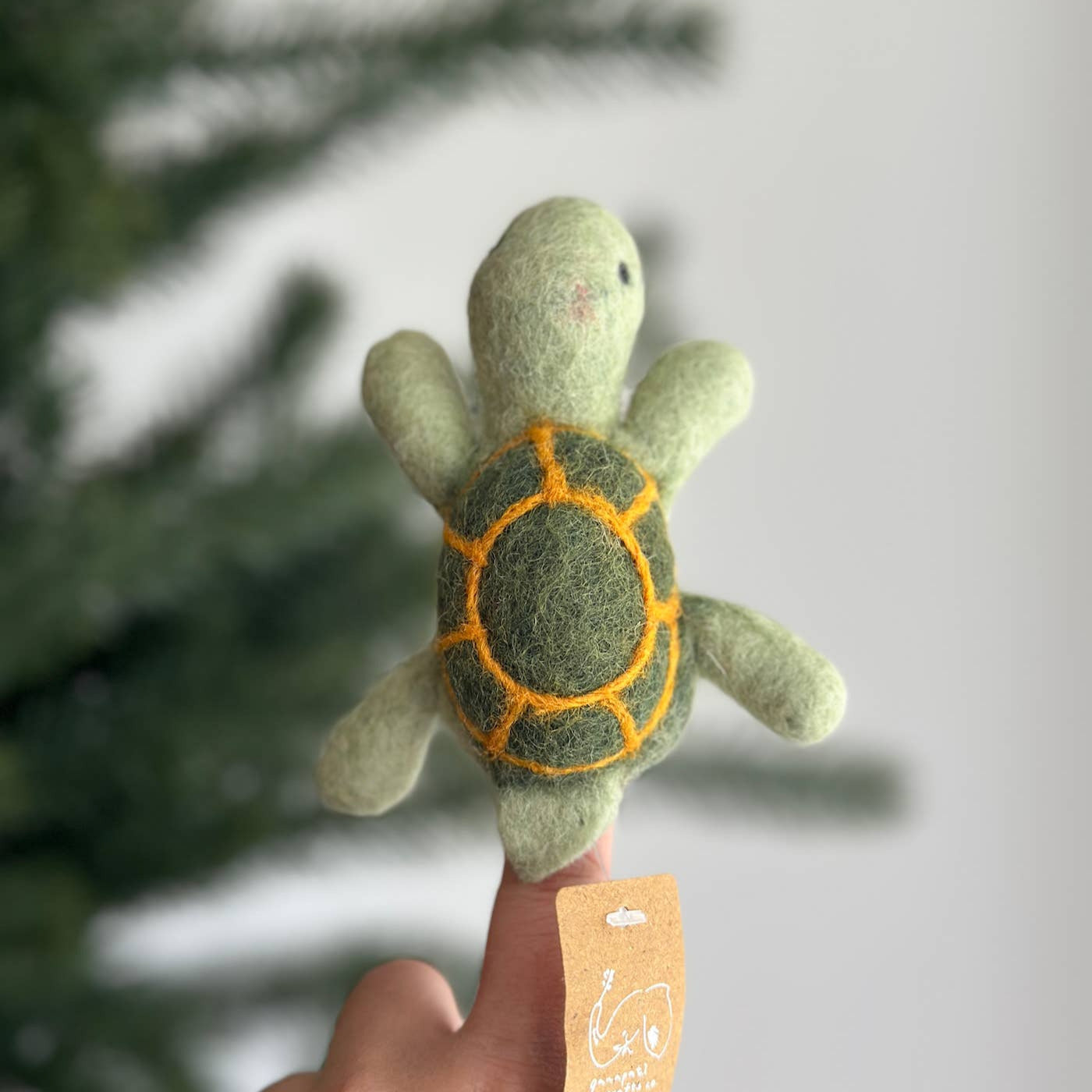 Turtle Finger Puppet