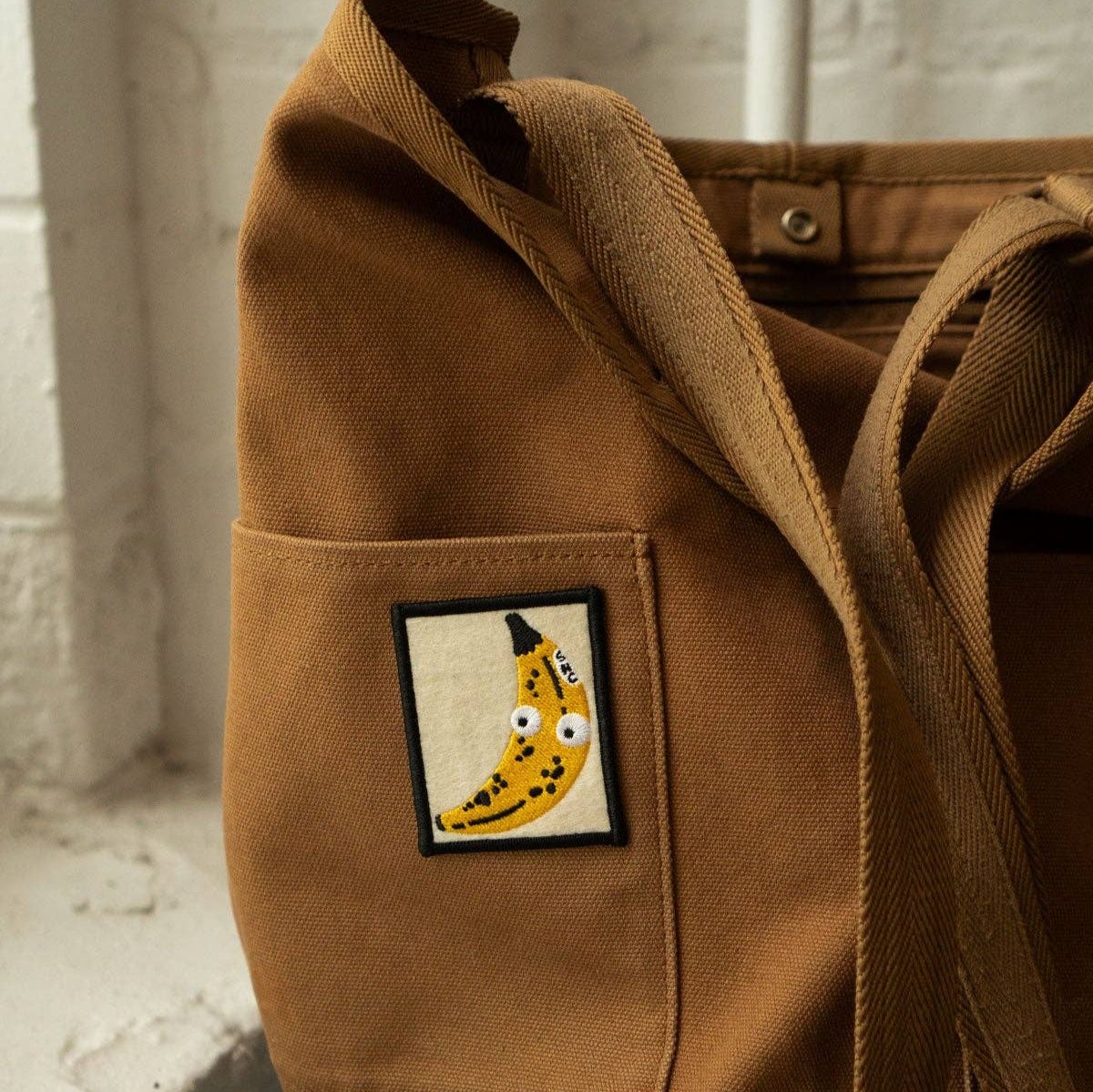 Googly Banana - Felt Sticky Patch