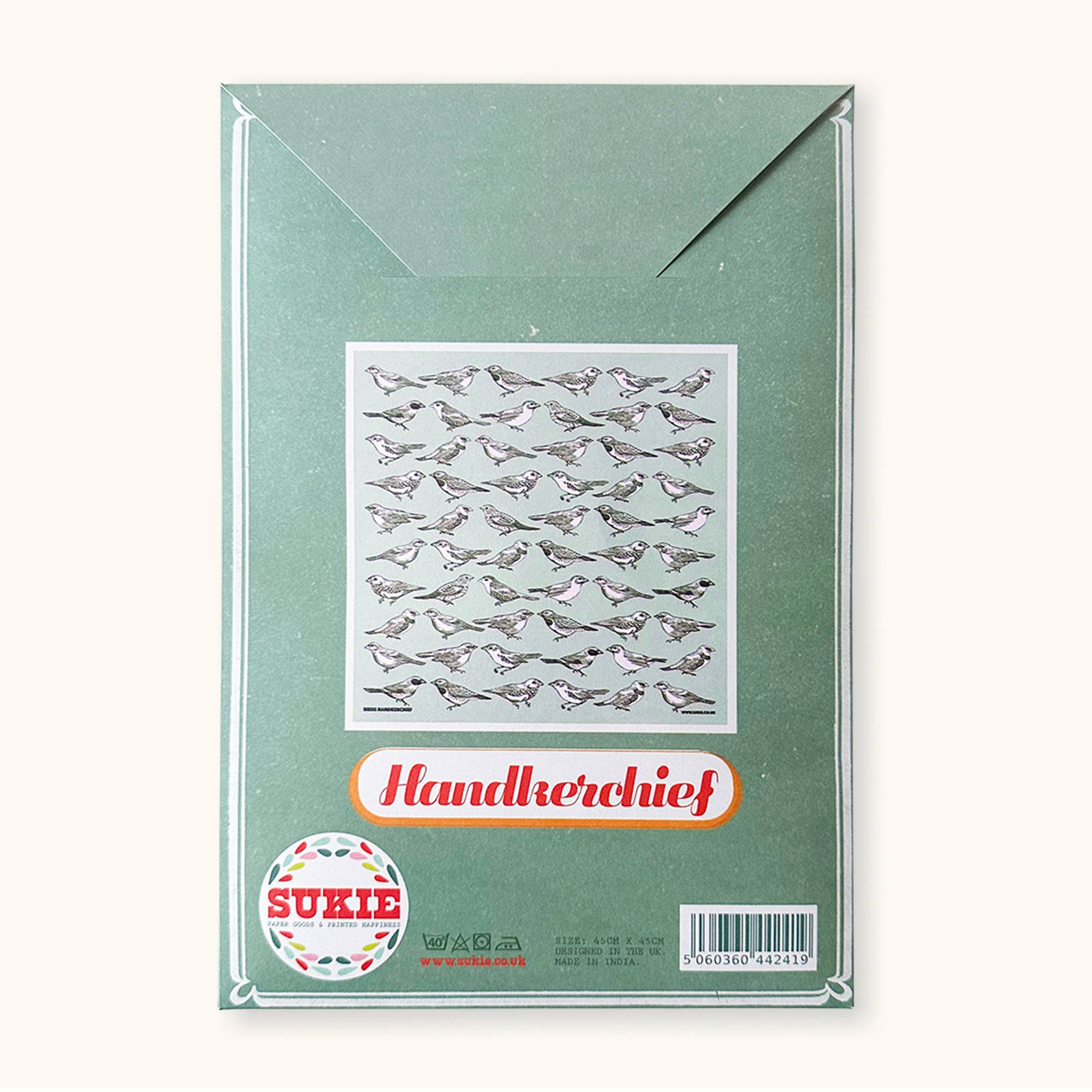 Blue Birds Handkerchief Pocket Square Bandana