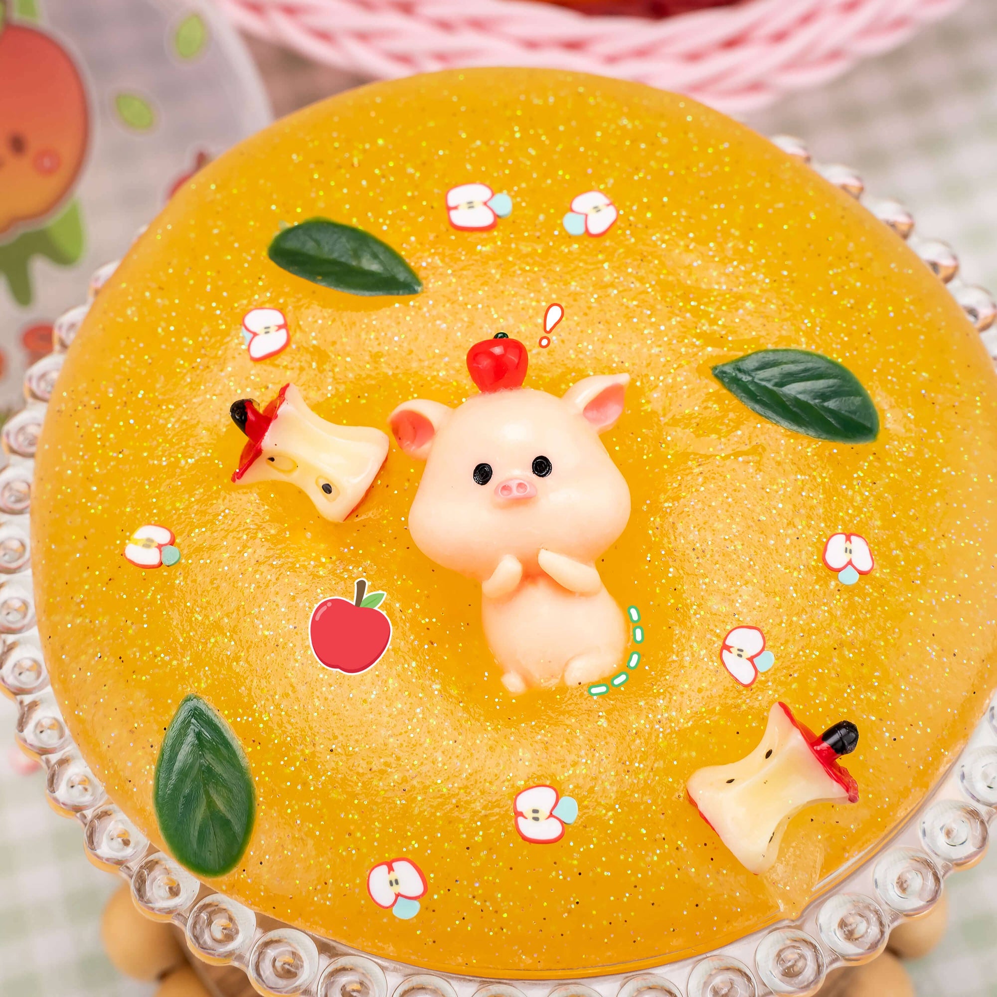 Apple Sauce Jelly Slime