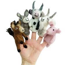 Felt Finger Puppets - Barnyard Friends
