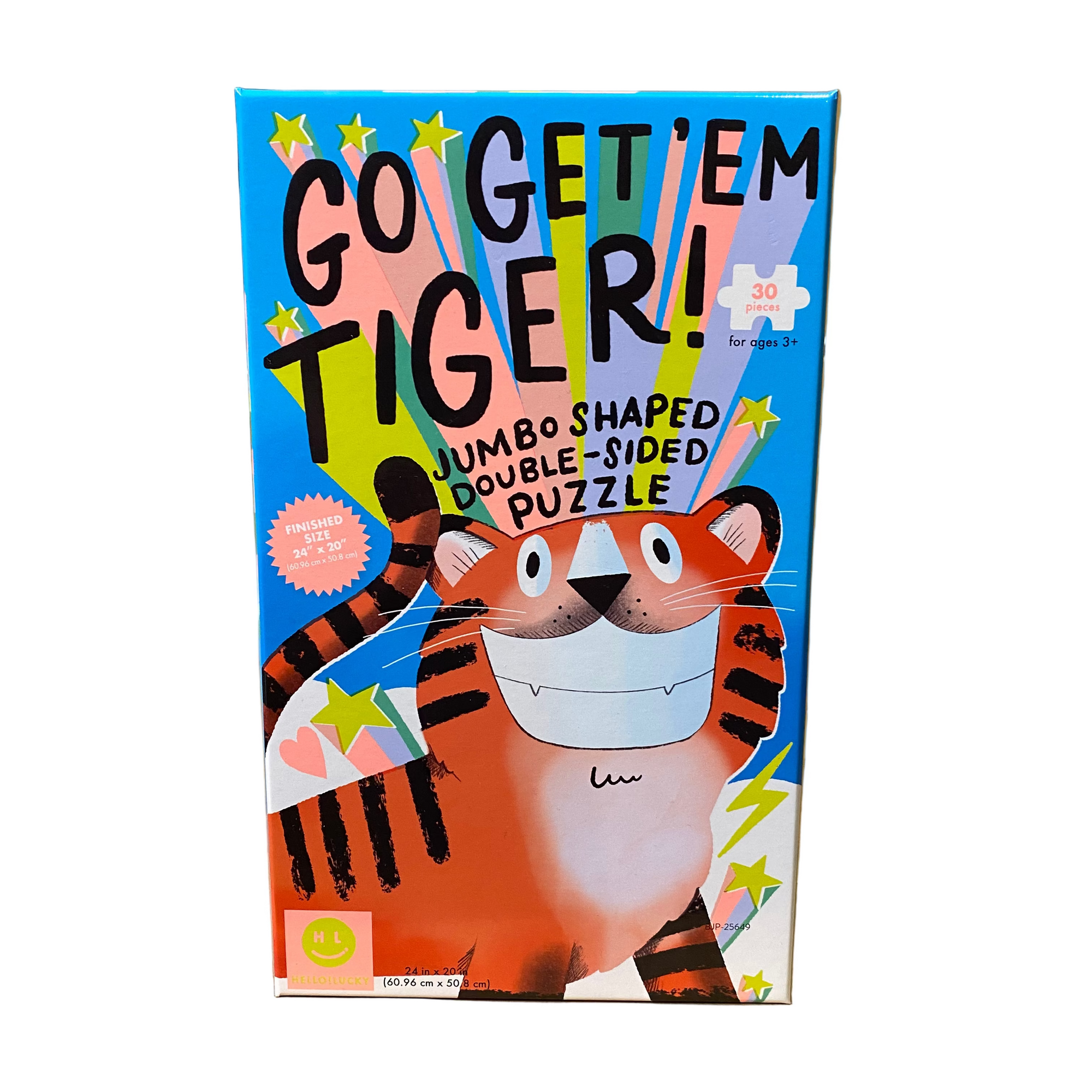 Go Get 'Em Tiger Double Sided Puzzle