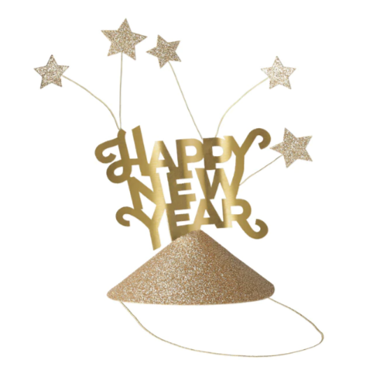 Happy New Year Party Hats -6pk