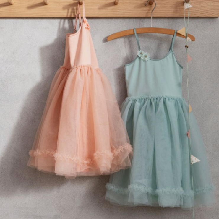 Princess Tulle Dress -melon