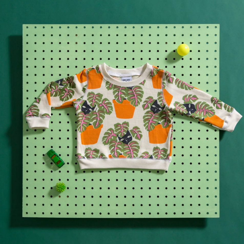 Kids Cat in Pot Sweatshirt