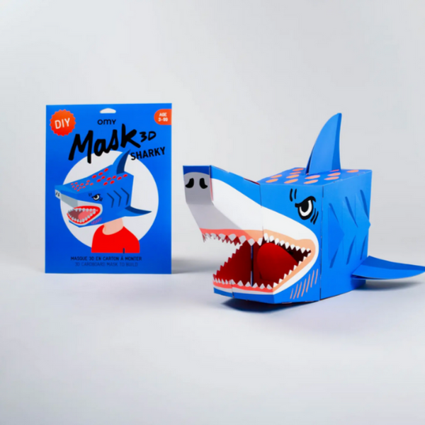 3D Shark Mask (4-9yrs)