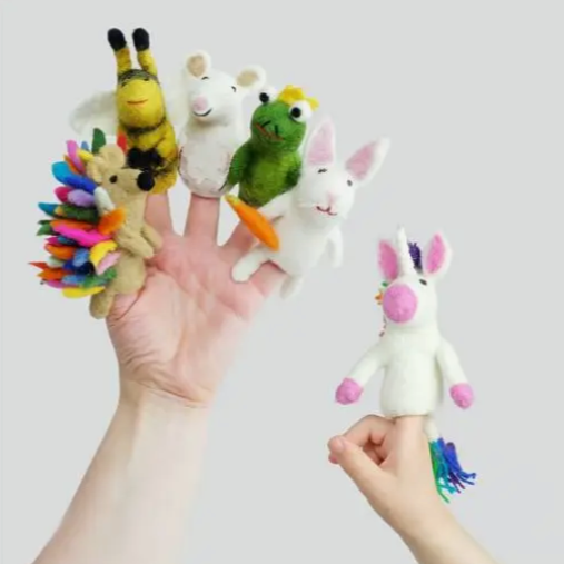Felt Finger Puppets - Magic Meadow
