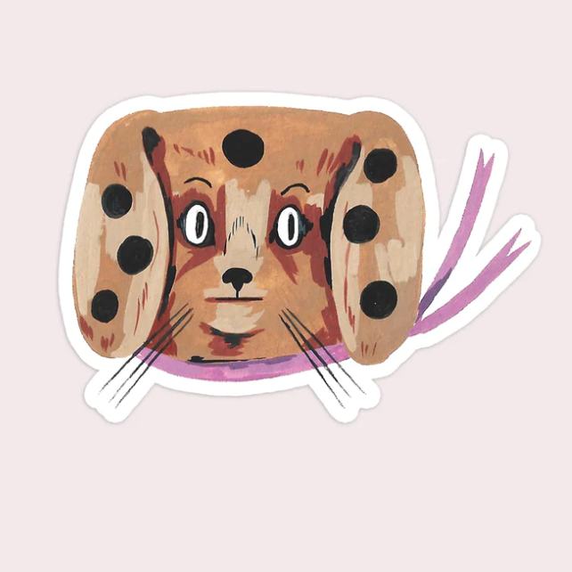 Spotty Dog Vinyl Sticker