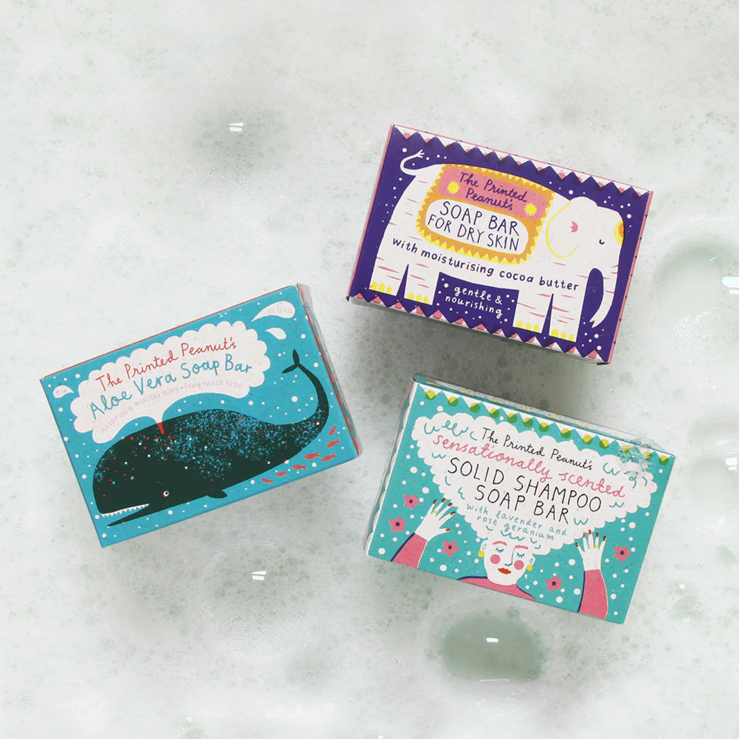 Solid Shampoo Lavender & Rose Geranium Soap Bar  - Louise Lockhart