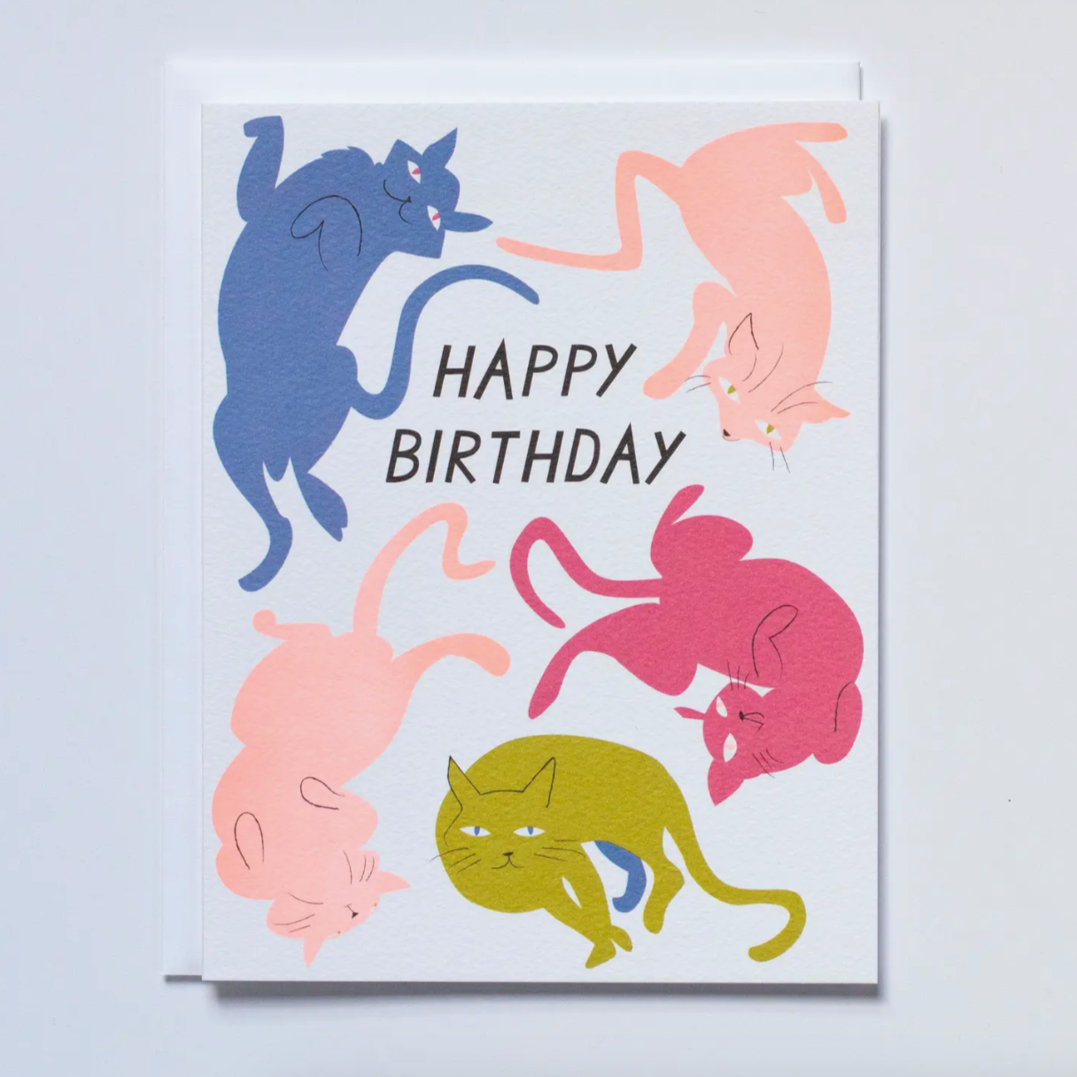 Happy Birthday Cats Card