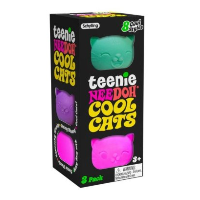 NeeDoh Teenie Cool Cats (3pk)