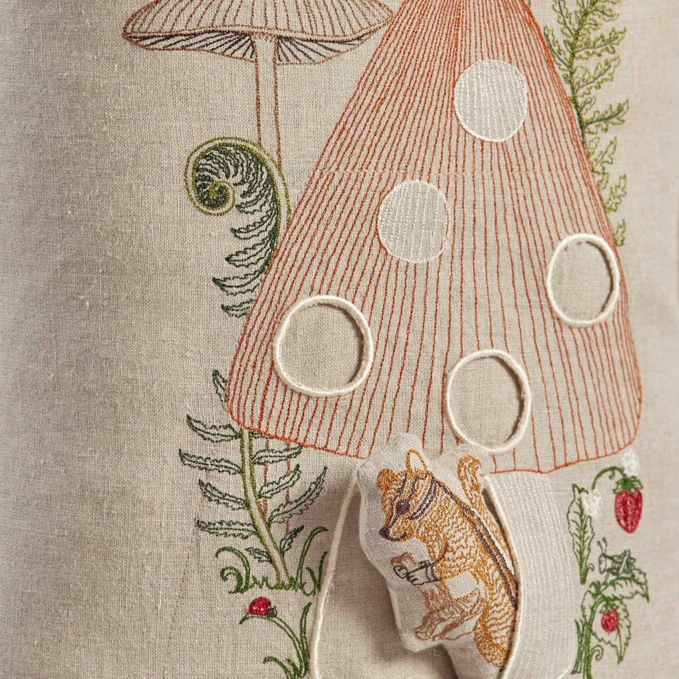 Mushroom House Pocket Pillow