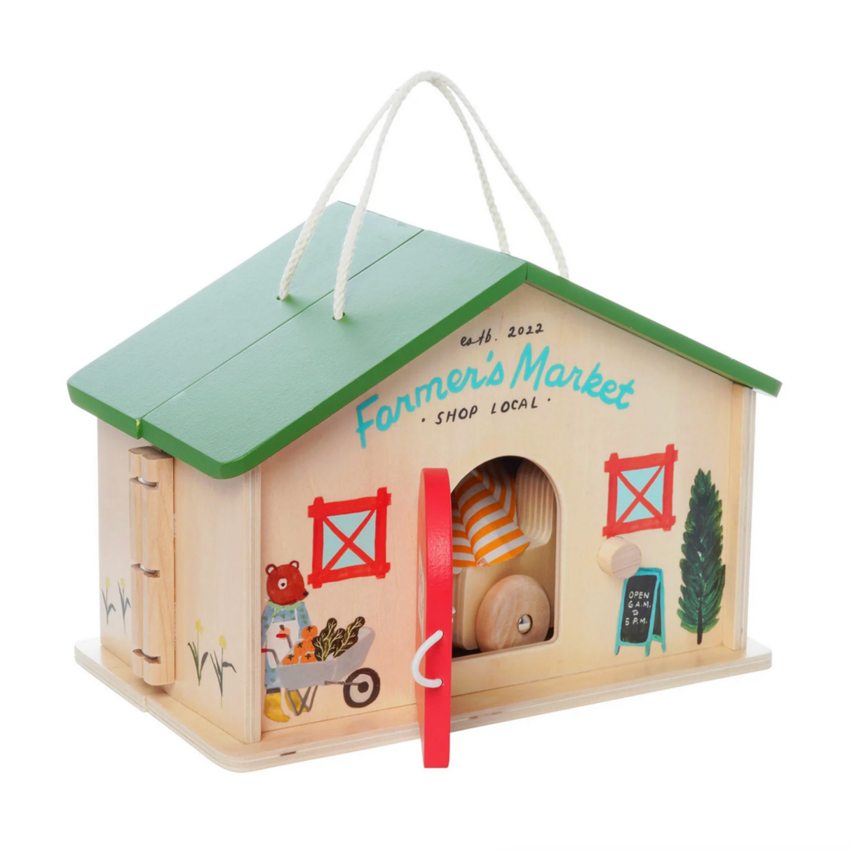 Market Day Wooden Playset