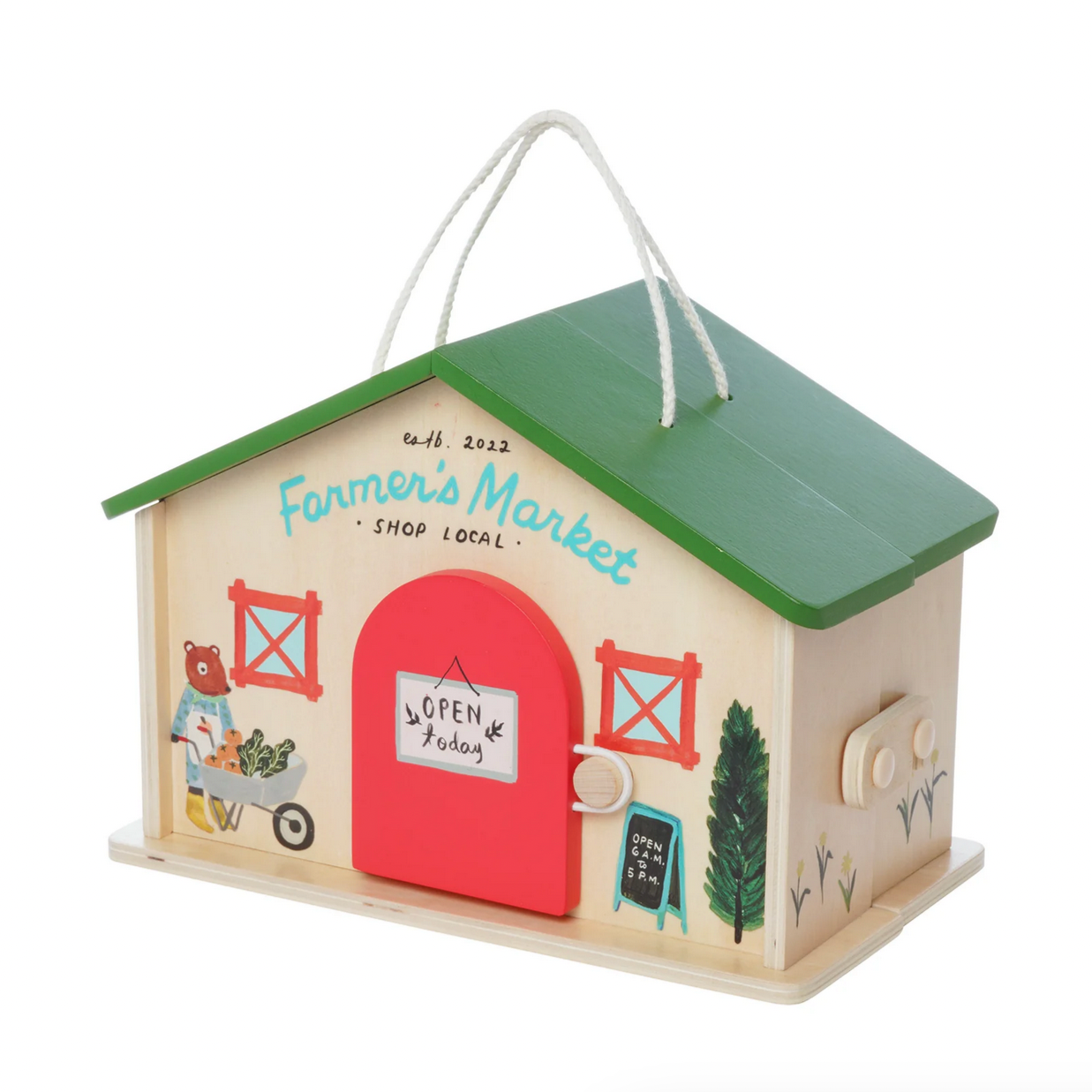 Market Day Wooden Playset