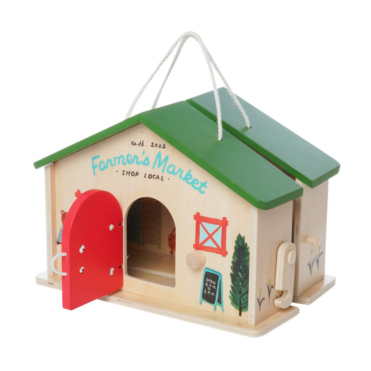 Market Day Wooden Playset